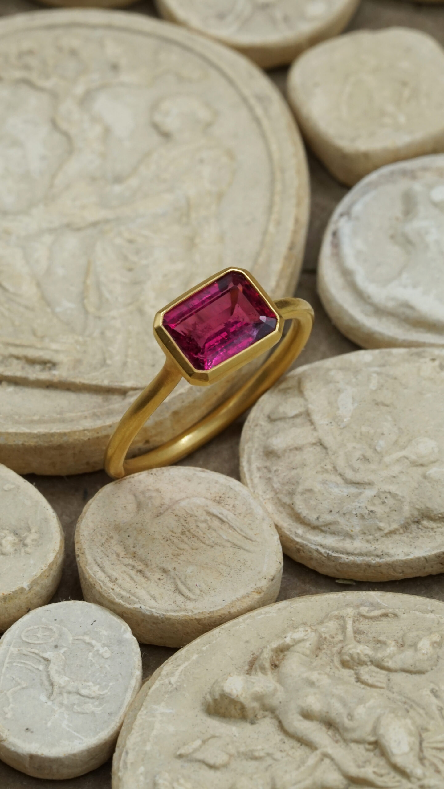 corps en lyre 294 tourmaline rose rectangle
