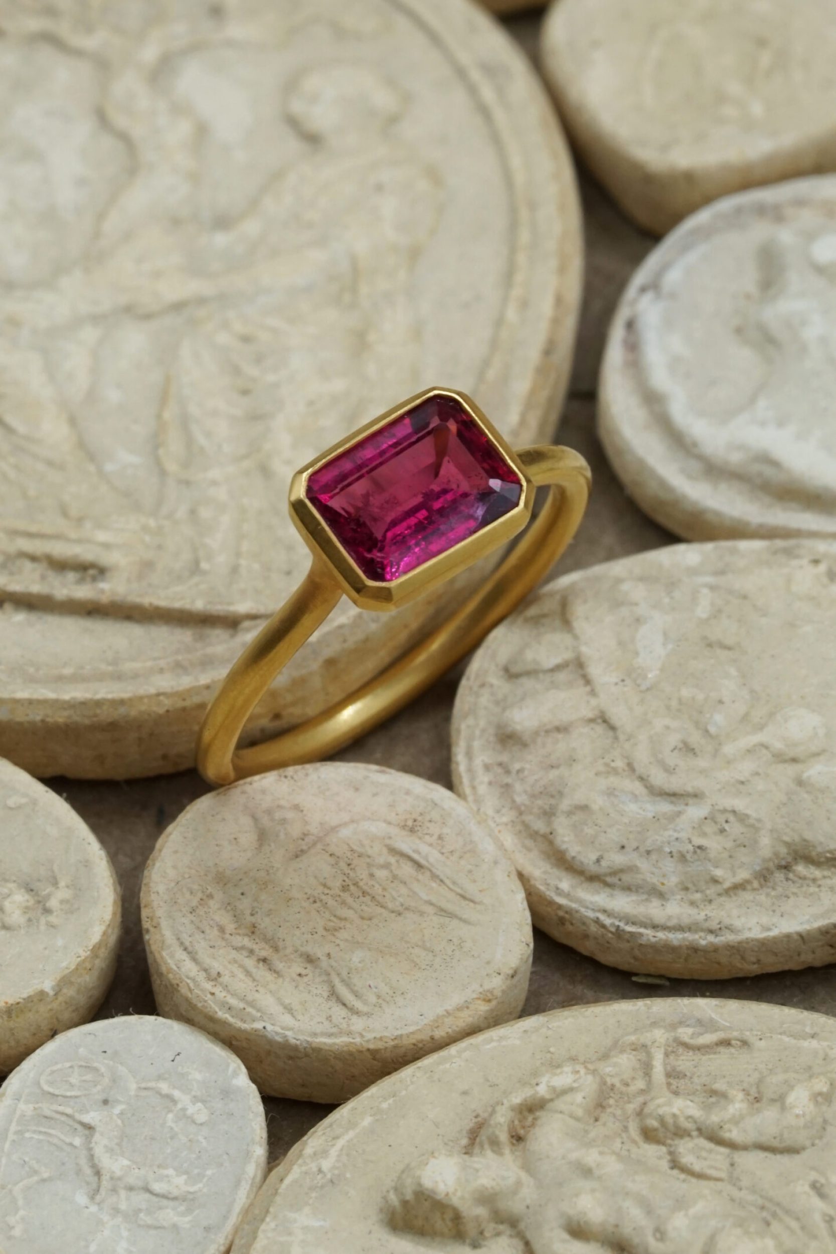 corps en lyre 294 tourmaline rose rectangle