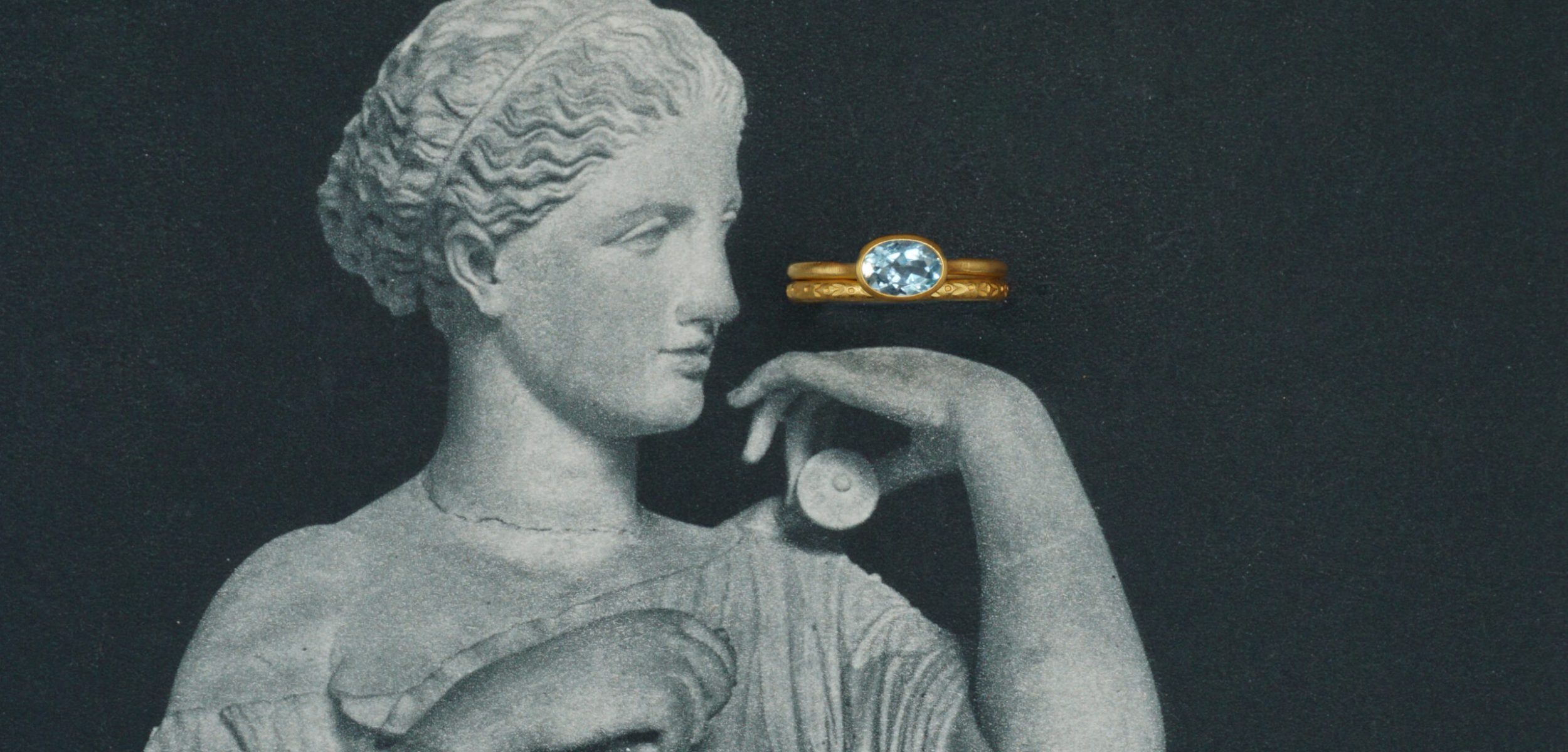 318 294 anneau calypso bague orphée corps en lyre aigue-marine